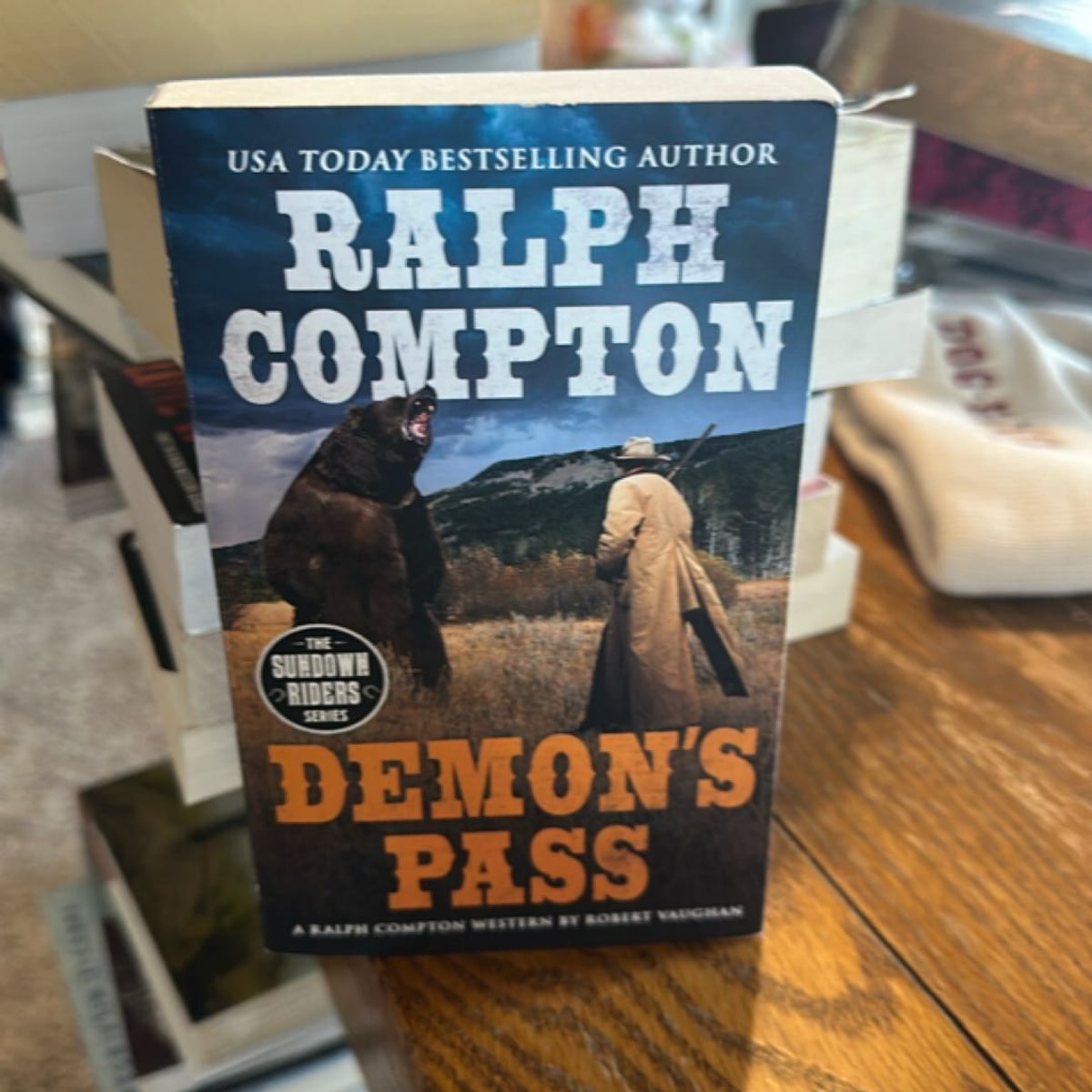 Ralph Compton Demon's Pass by Ralph Compton, Robert Vaughan