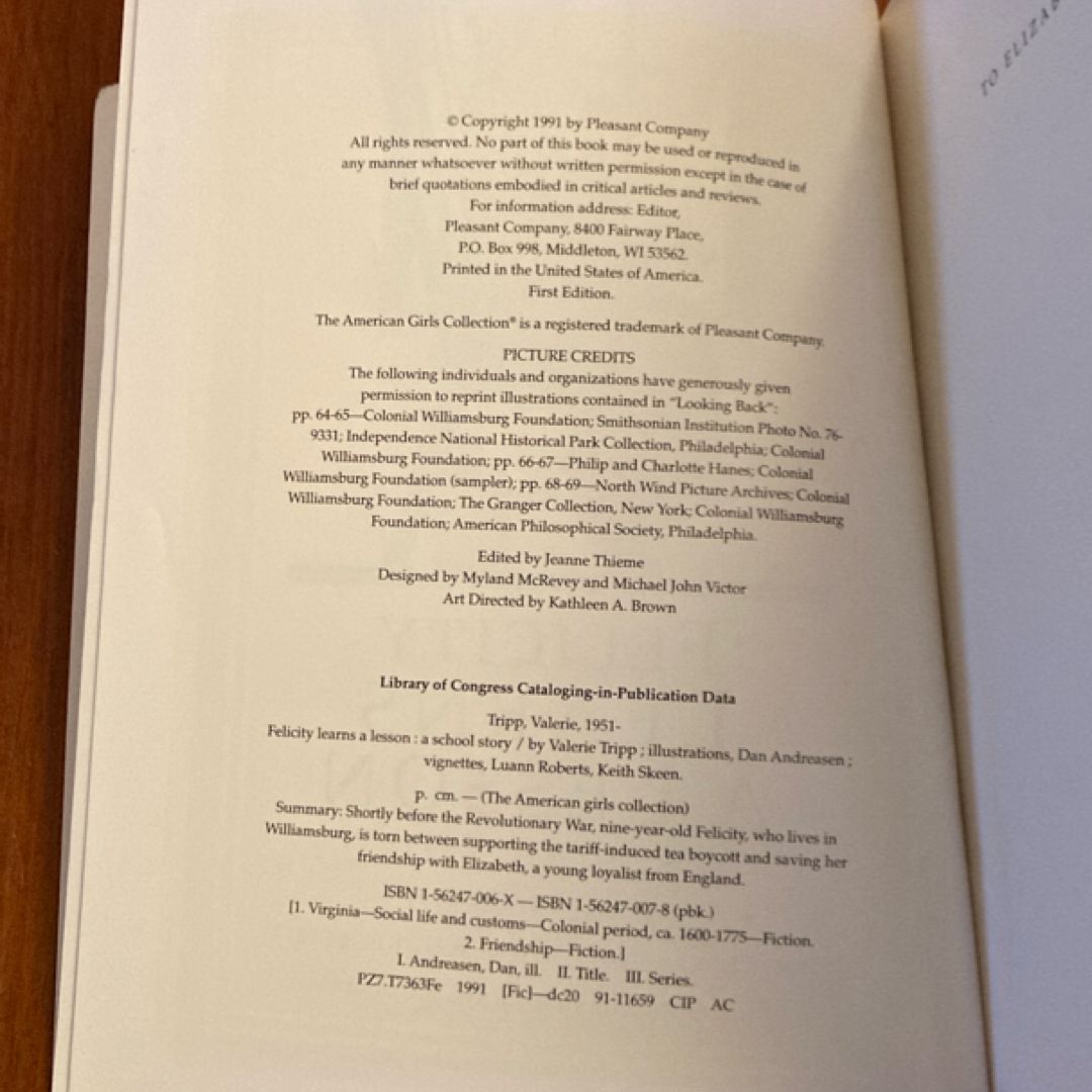 Felicity Learns a Lesson