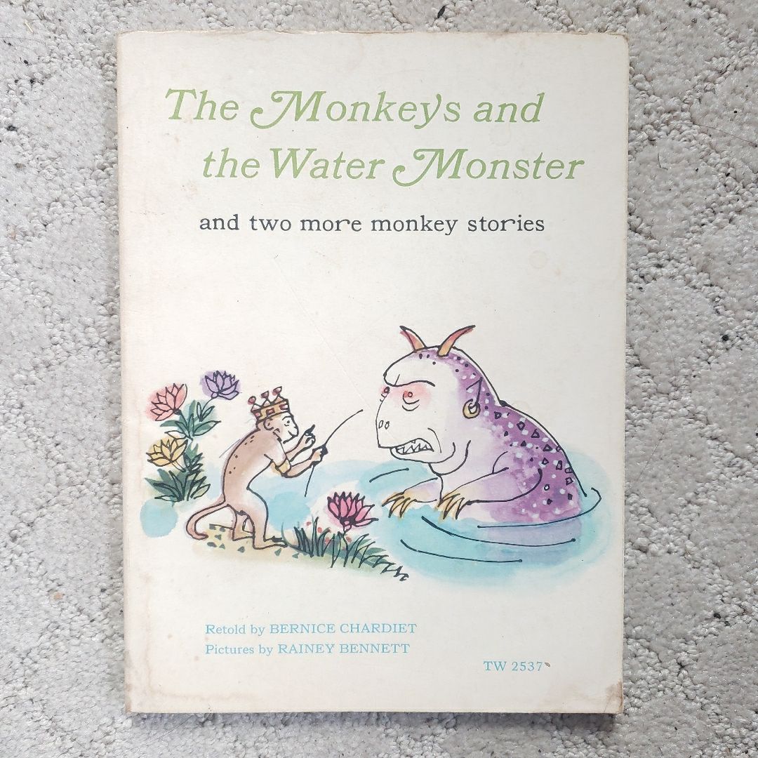 The Monkeys and the Water Monster and Two More Monkey Stories (1st Printing, 1974)