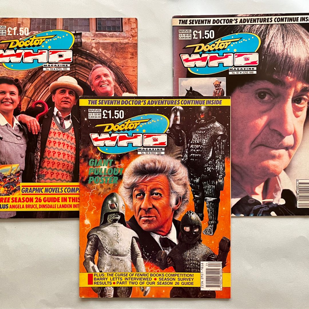 Doctor Who Magazines 159-161