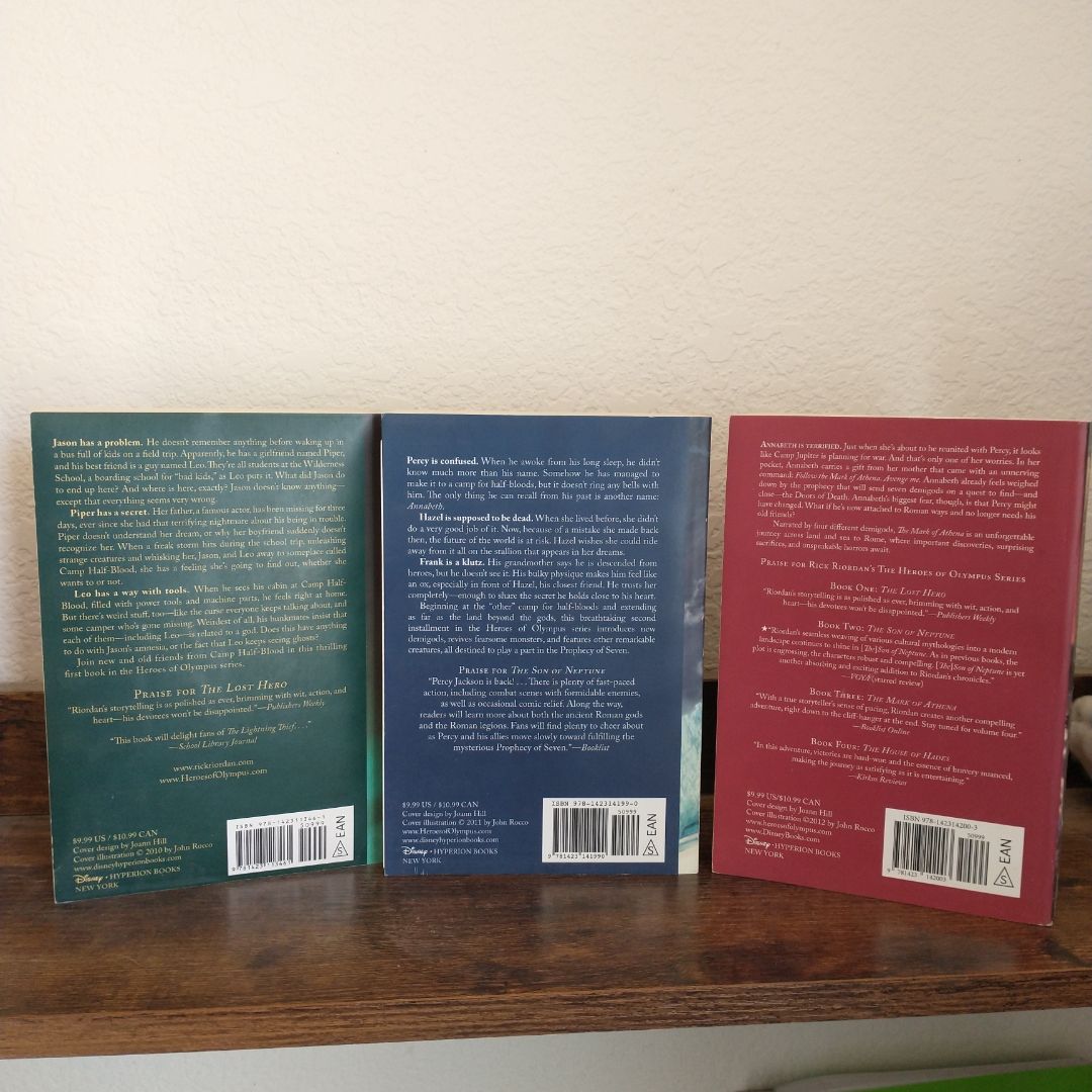 The Heroes of Olympus Paperback 3-Book Boxed Set