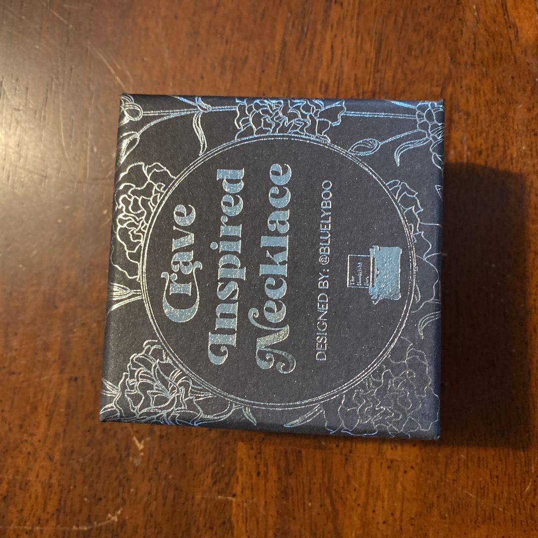 Crave inspired necklace- the bookish box 