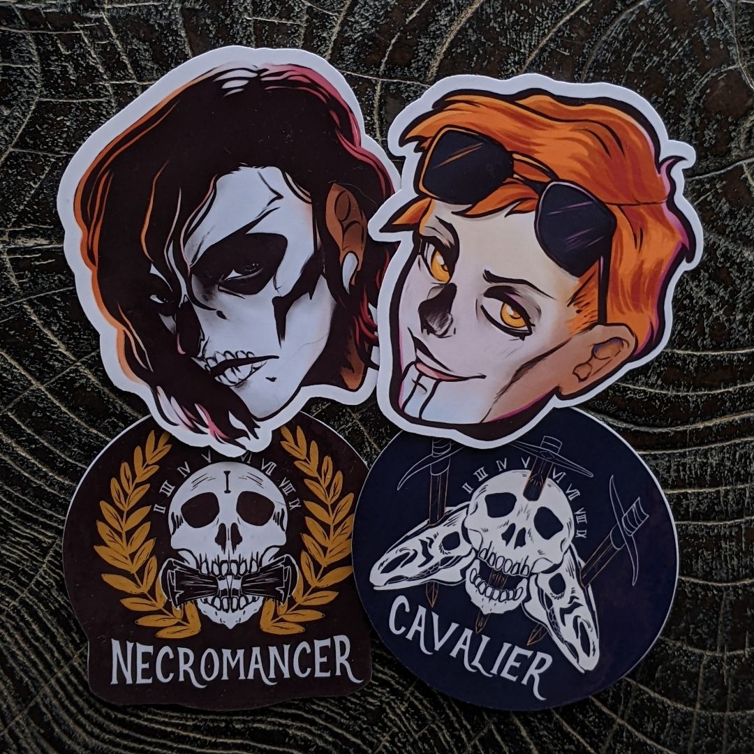 Gideon and Harrow the Ninth sticker pack
