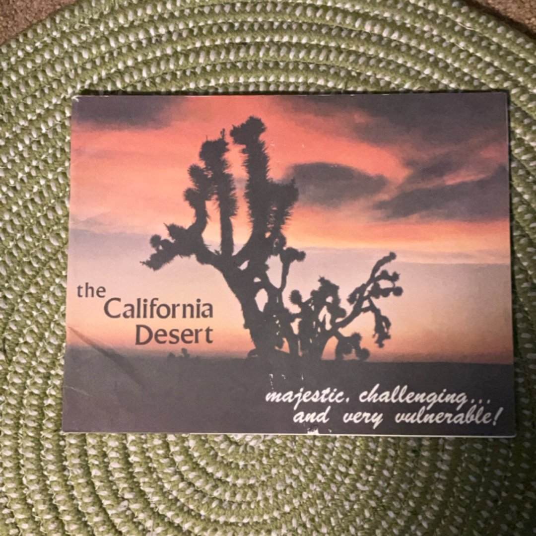 The California Desert: Majestic, Challenging…and very vulnerable