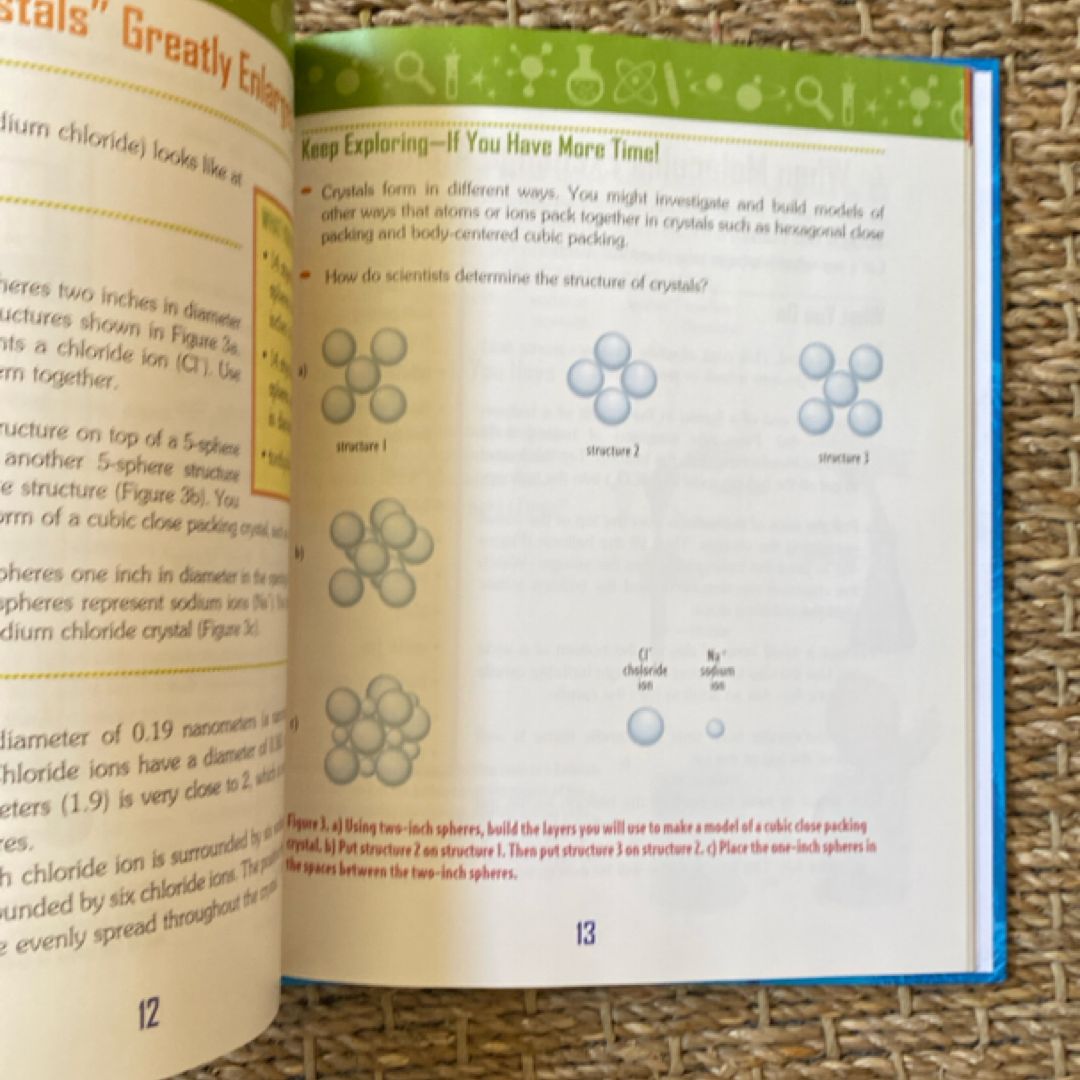 Atoms and Molecules Experiments Using Ice, Salt, Marbles, and More