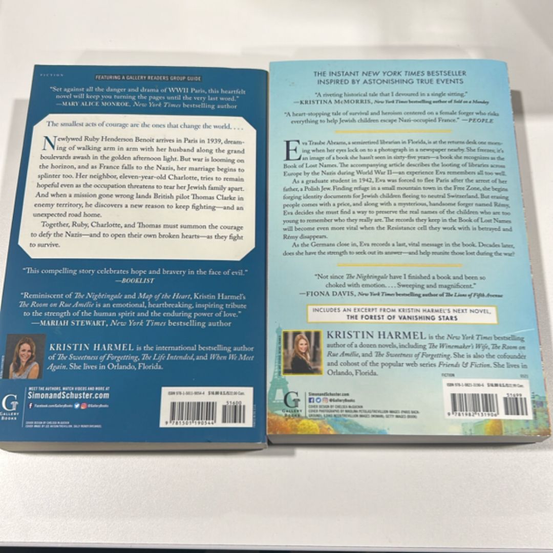 Bundle: 2 Kristin Harmel Paperbacks