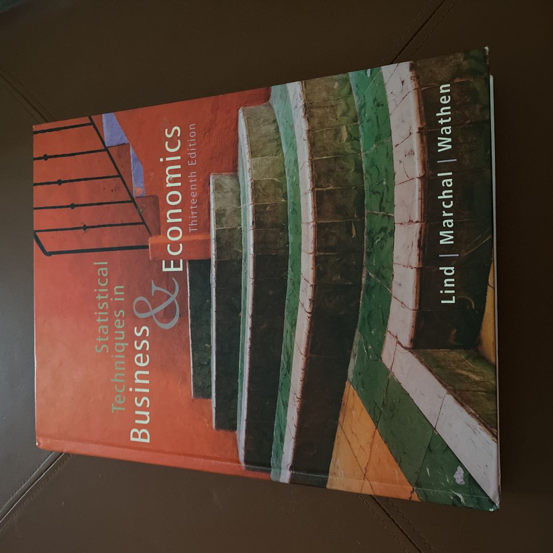 Statistical Techniques in Business and Economics