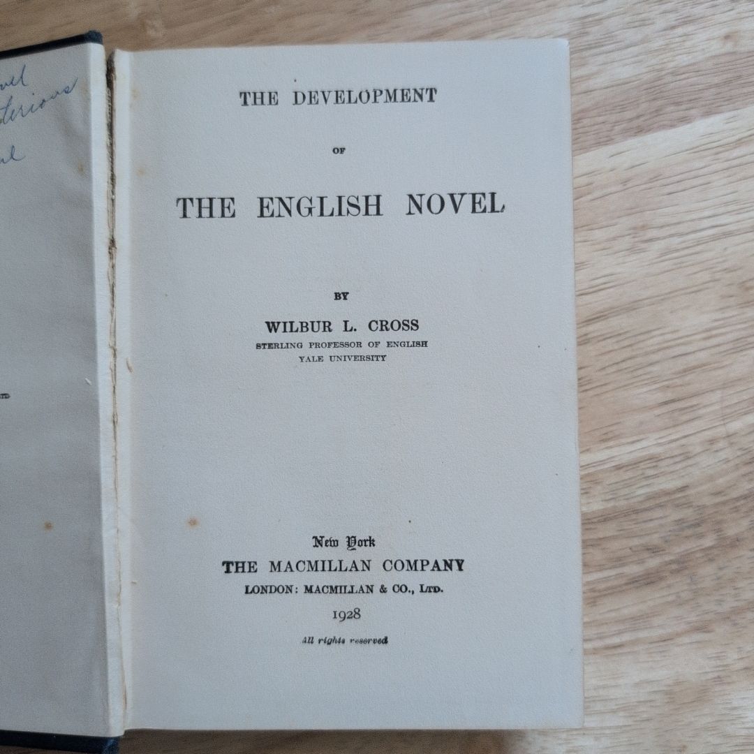 The Development of the English Novel