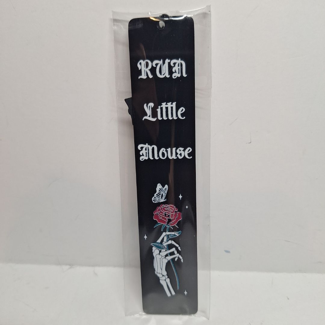 Dark Romance Metal Bookmark