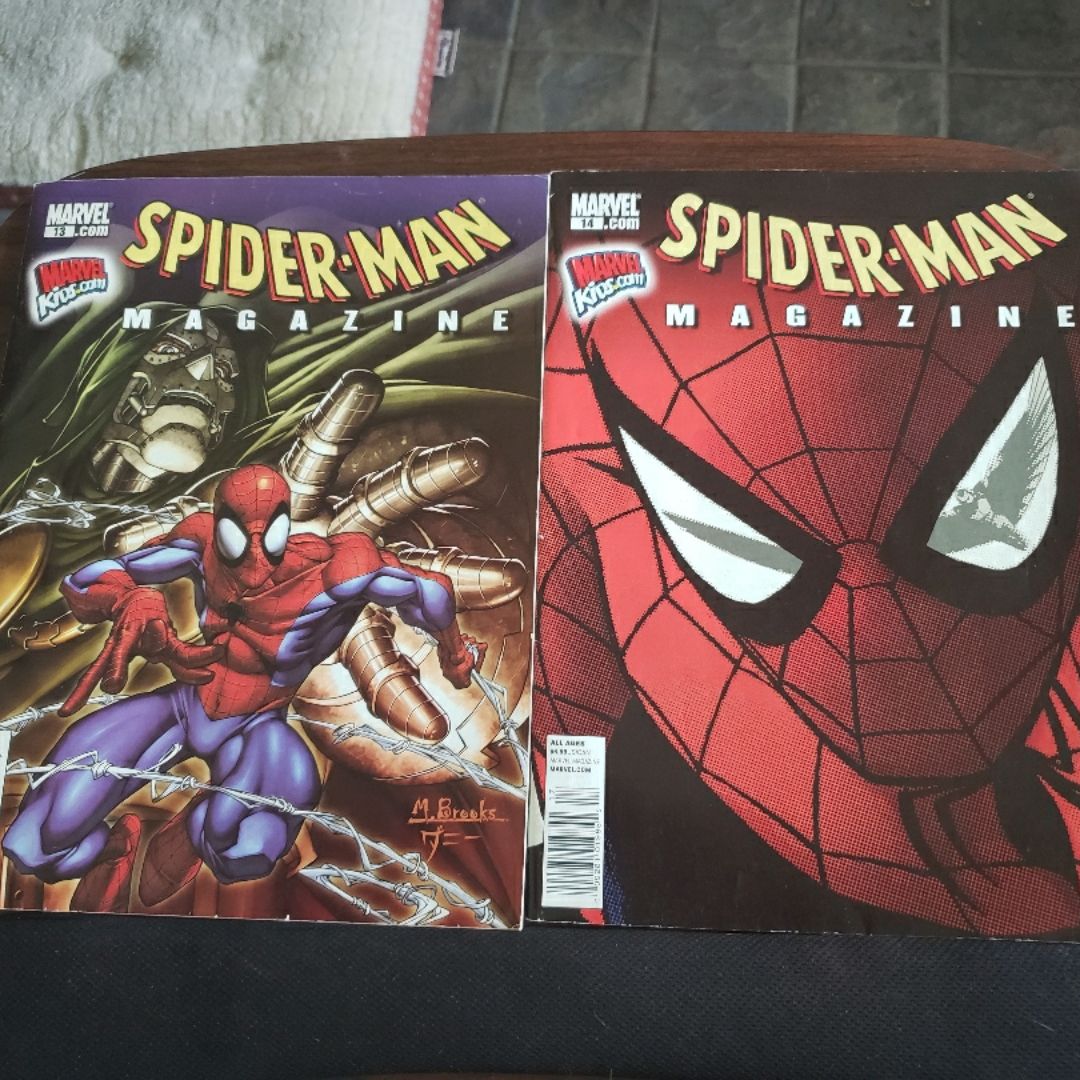 Marvel Kids.com Spider-Man Magazine #13 & 14
