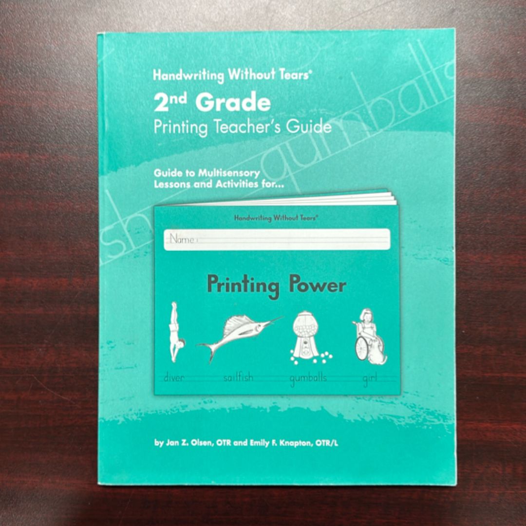 2nd Grade Printing Teacher's Guide