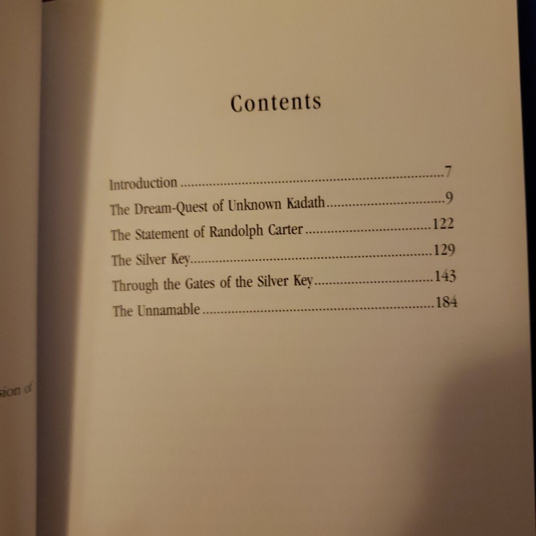 The Randolph Carter Tales