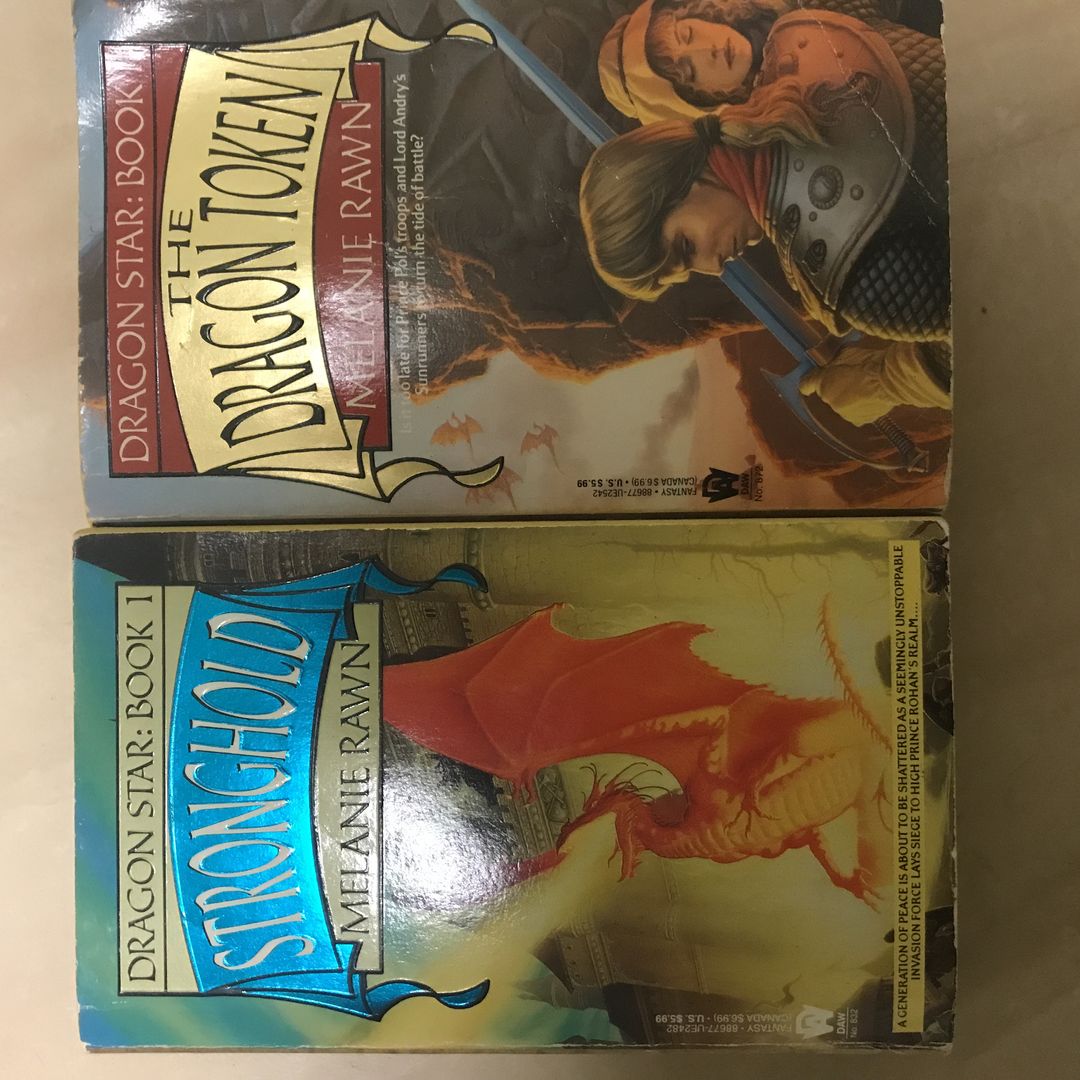 Dragon Star books 1&2, Stronghold, The Dragon Token, lot