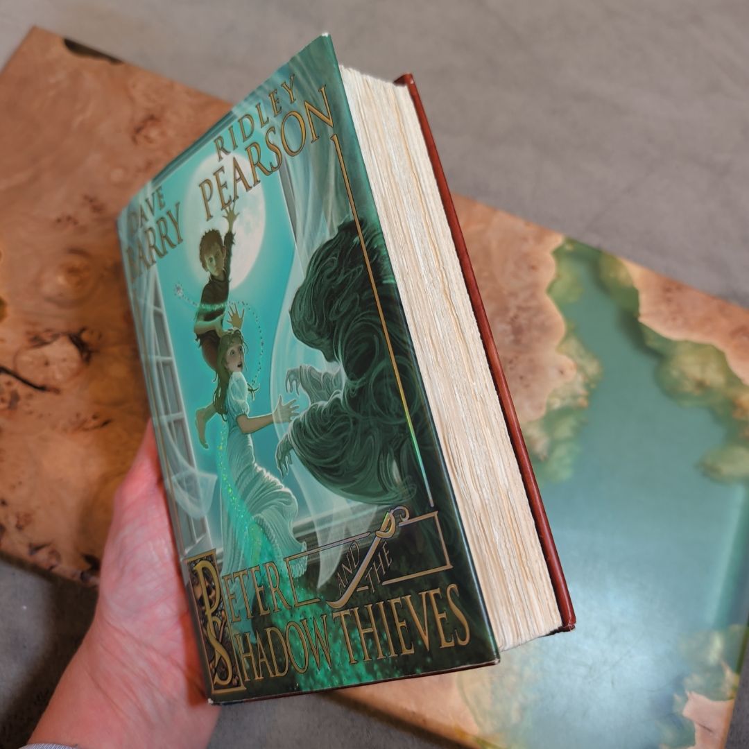 Peter and the Shadow Thieves SIGNED, FIRST EDITION, FIRST PRINTING, DECKLED EDGES 