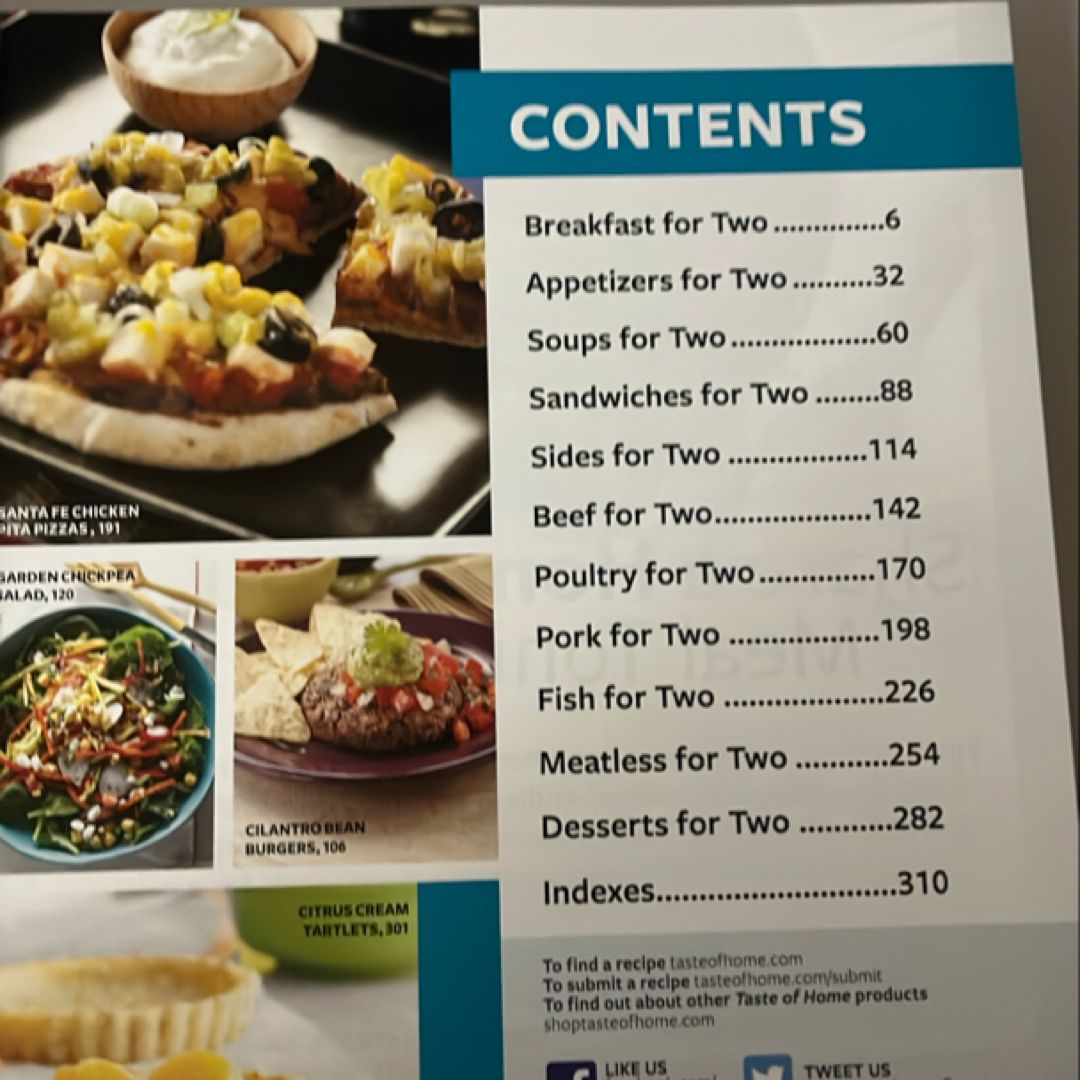 Taste of Home Cooking for Two