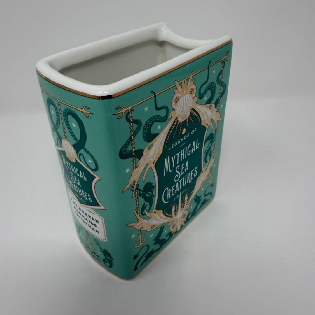 Mythical Sea Creatures Book Pot/Vase