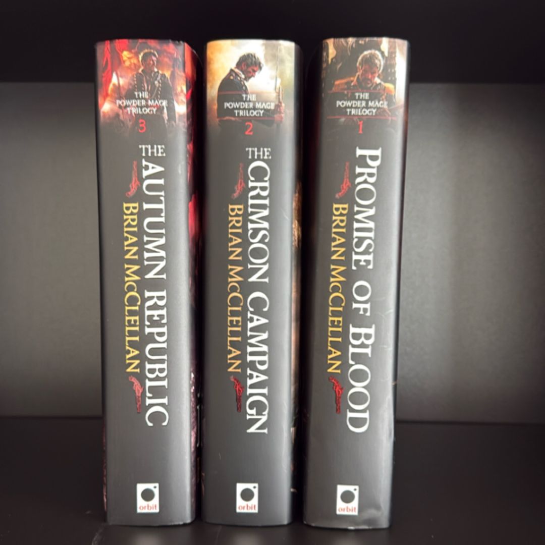 The Powder Mage Trilogy by Brian McClellan, Hardcover | Pangobooks