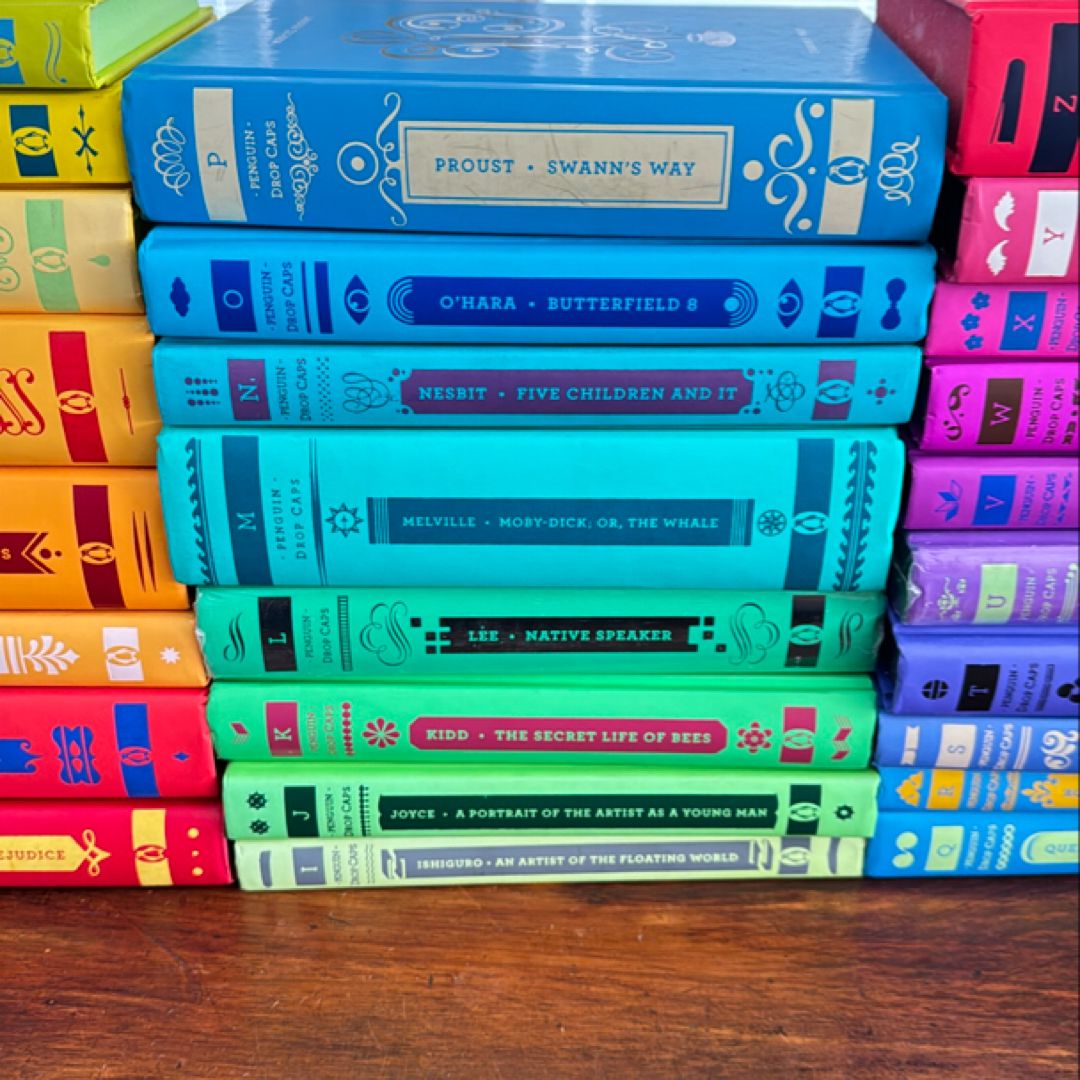 Penguin Drop Caps A to Z Complete Set by Various Authors