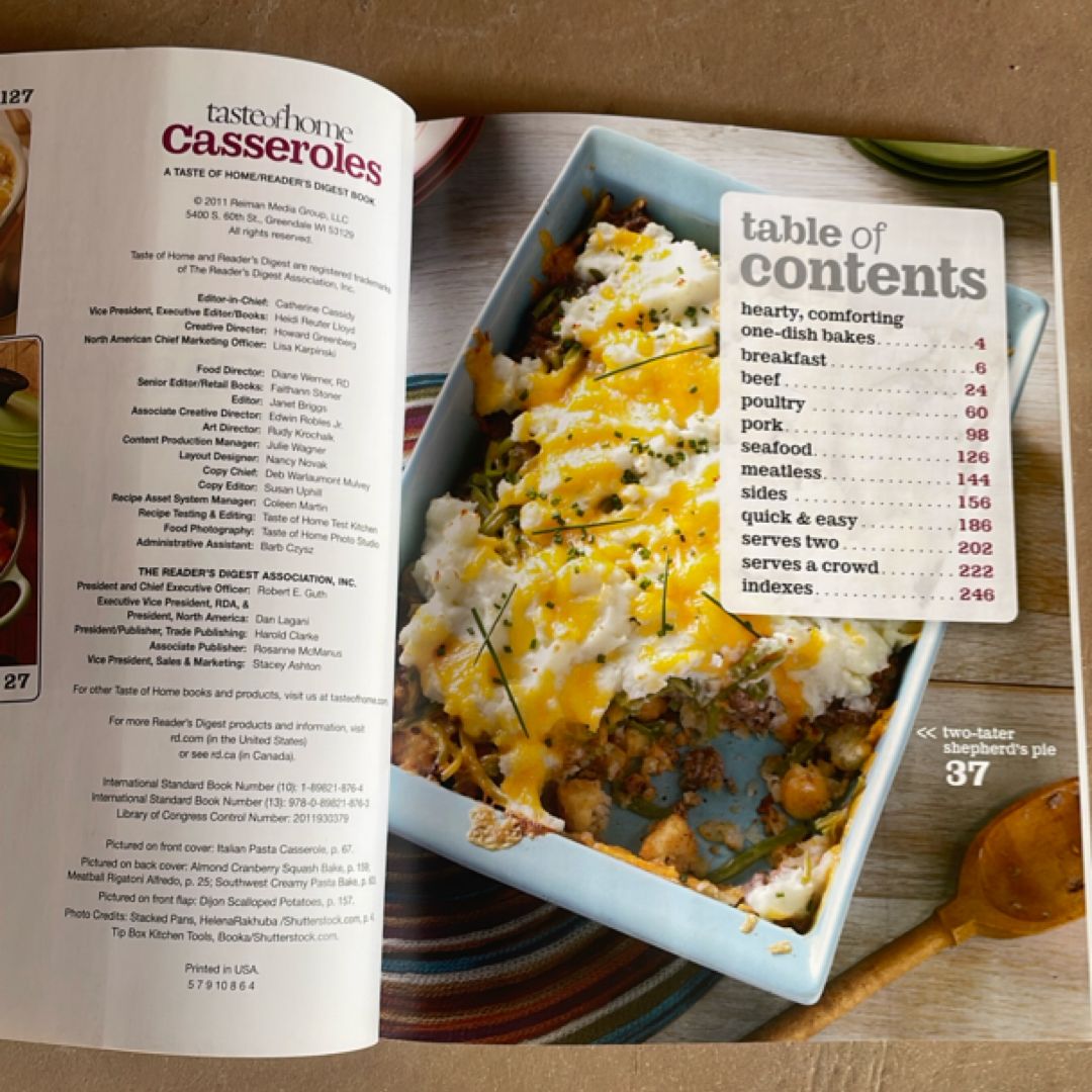 Taste of Home Casseroles