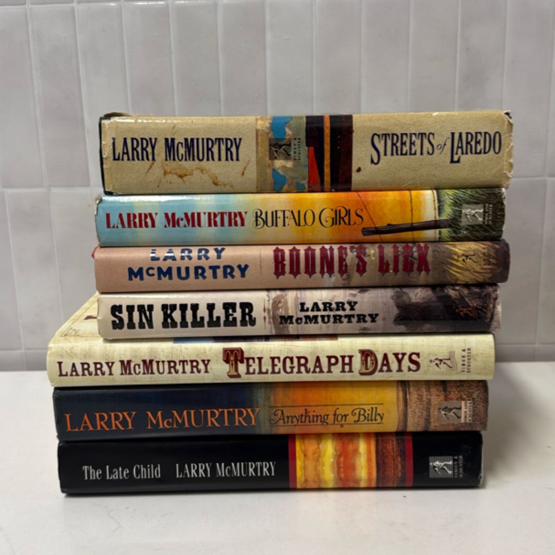 Larry McMurtry Hardcover Lot