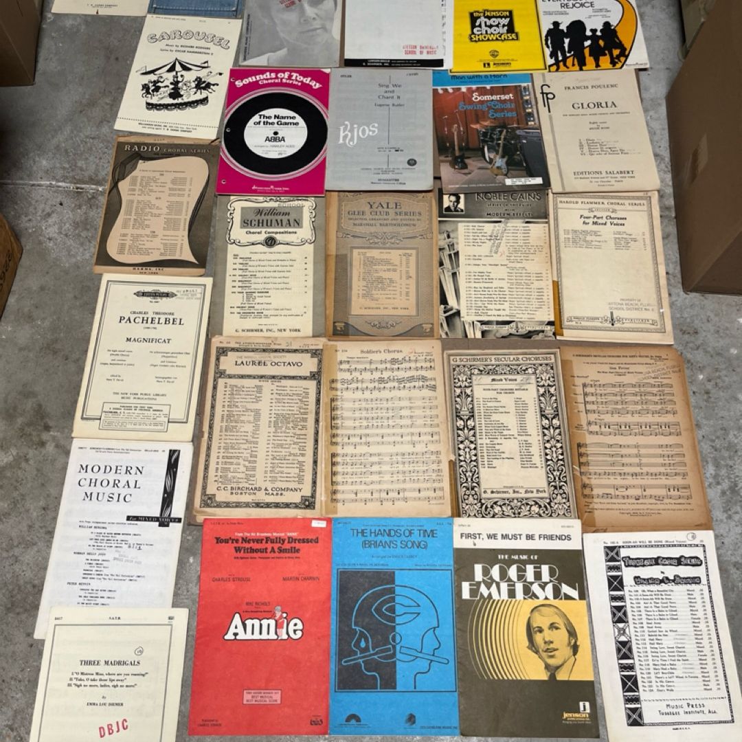 Mixed Lot 43 Antique Sheet Music