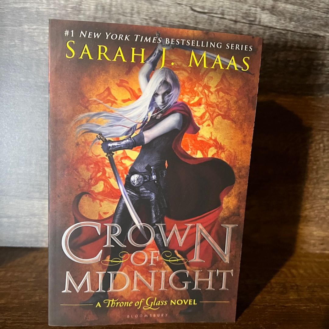 Crown of Midnight, by Sarah J Maas, OOP paperback