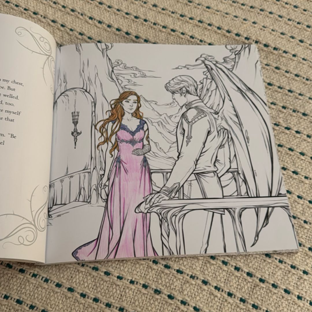A Court of Thorns and Roses Coloring Book
