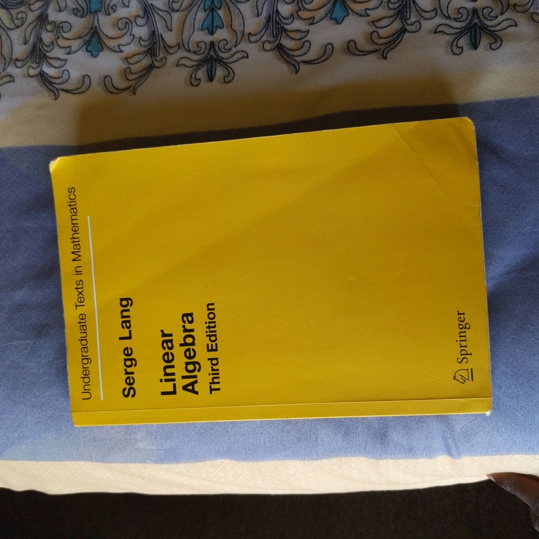 Linear Algebra by Serge Lang