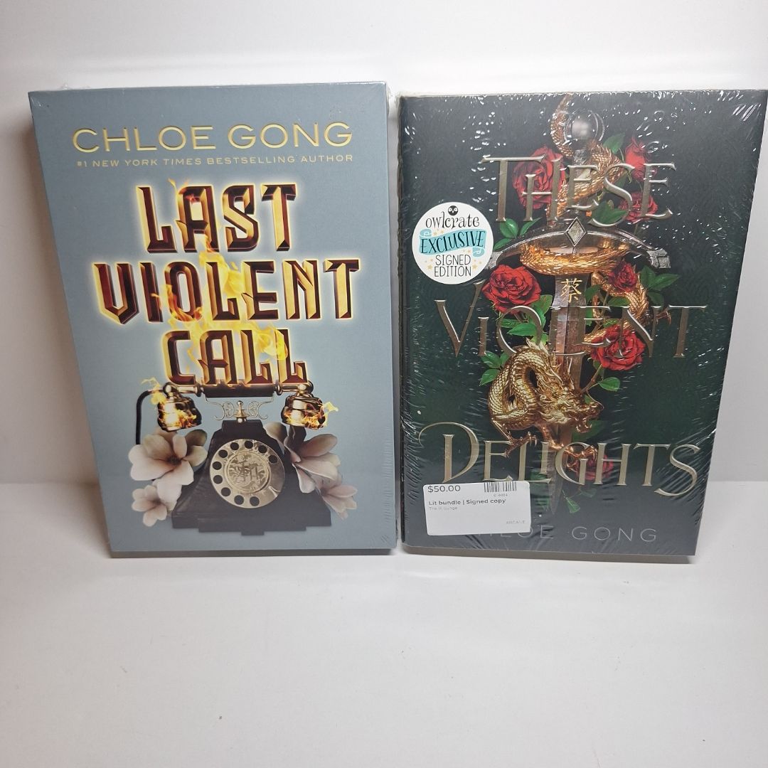 Violent Delights Hardcover Book Lot