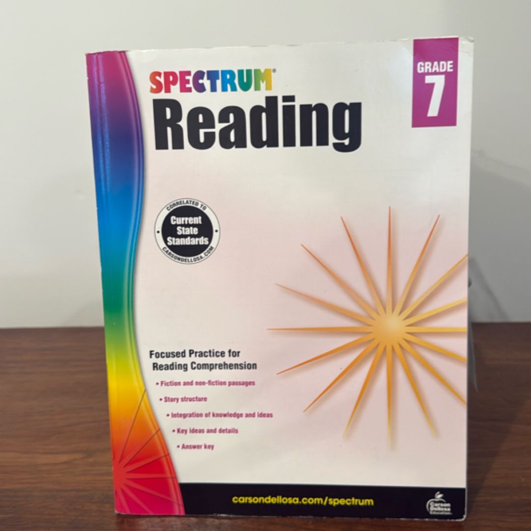 Spectrum Reading, Grade 7