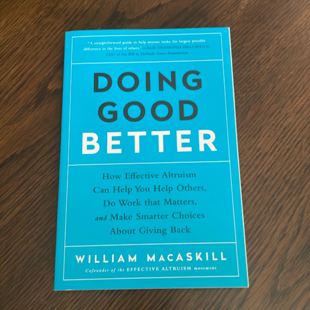 Doing Good Better