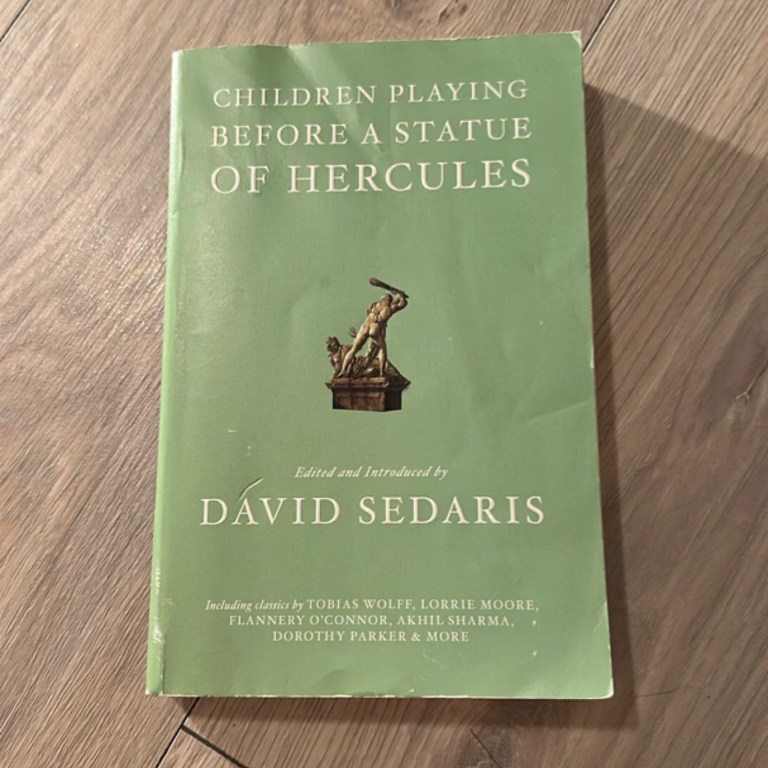 Children Playing Before a Statue of Hercules