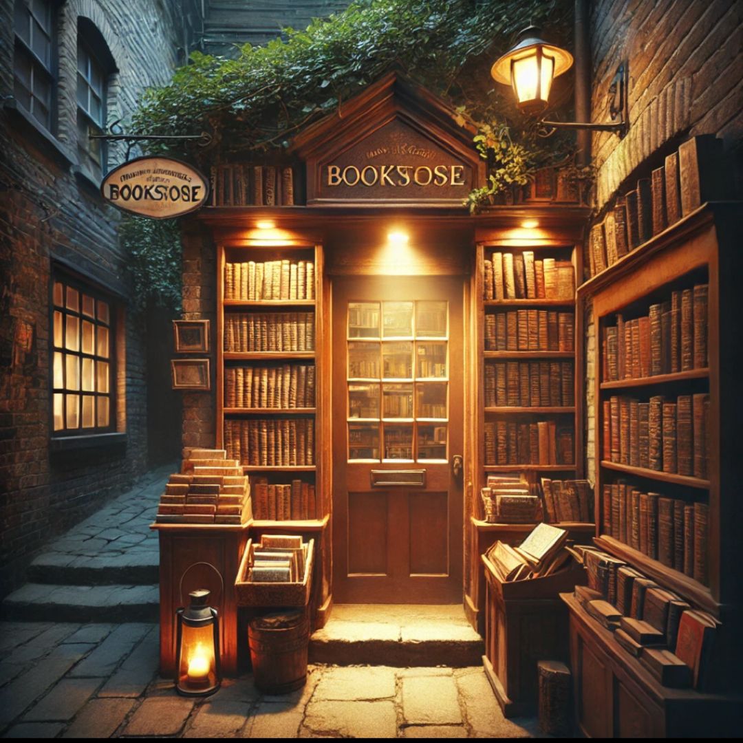 Back Alley Book store @OMEvintage