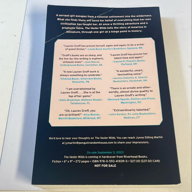 The Vaster Wilds (ARC) 