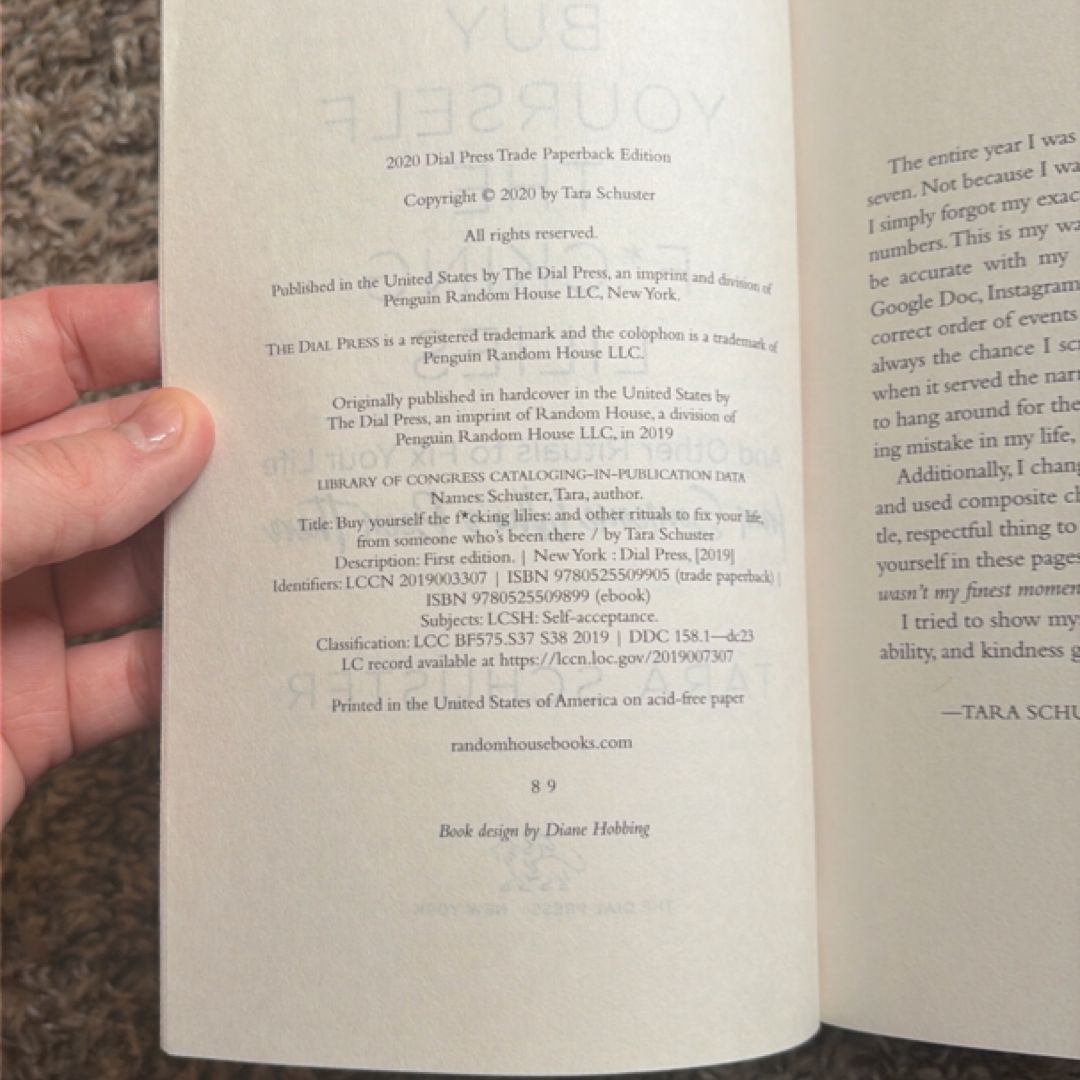 Buy Yourself the F*cking Lilies