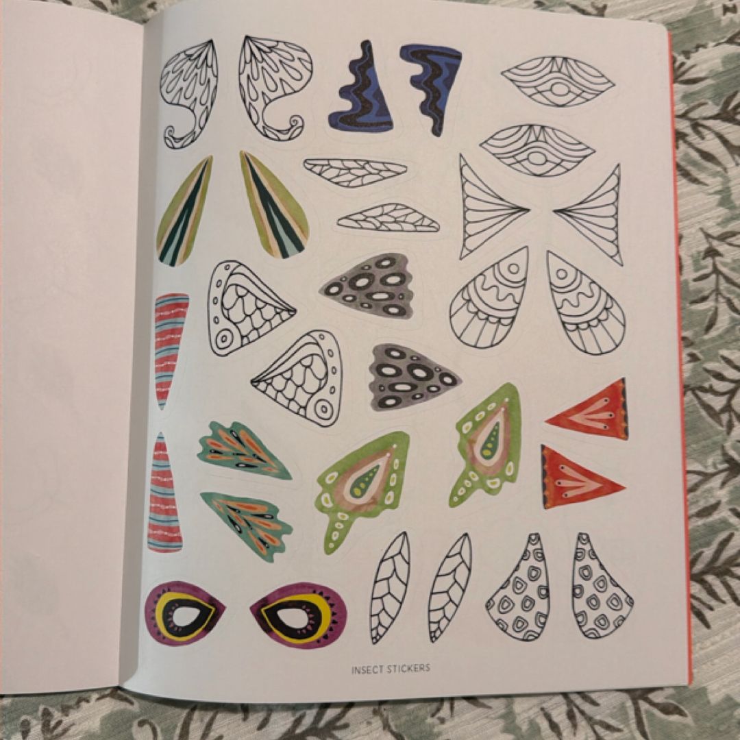 Draw, Color, and Sticker Nature Sketchbook