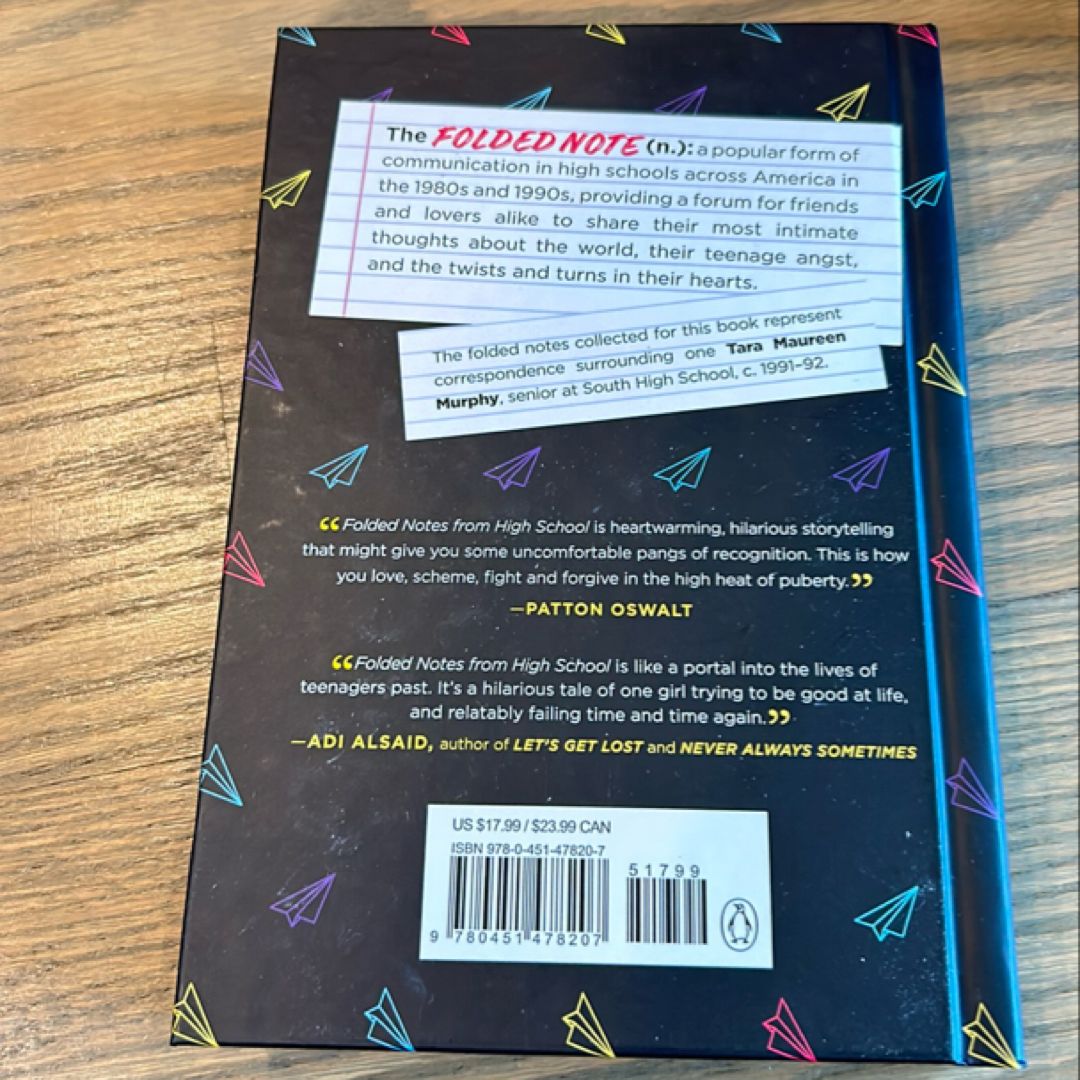 Folded Notes from High School by Matt Boren