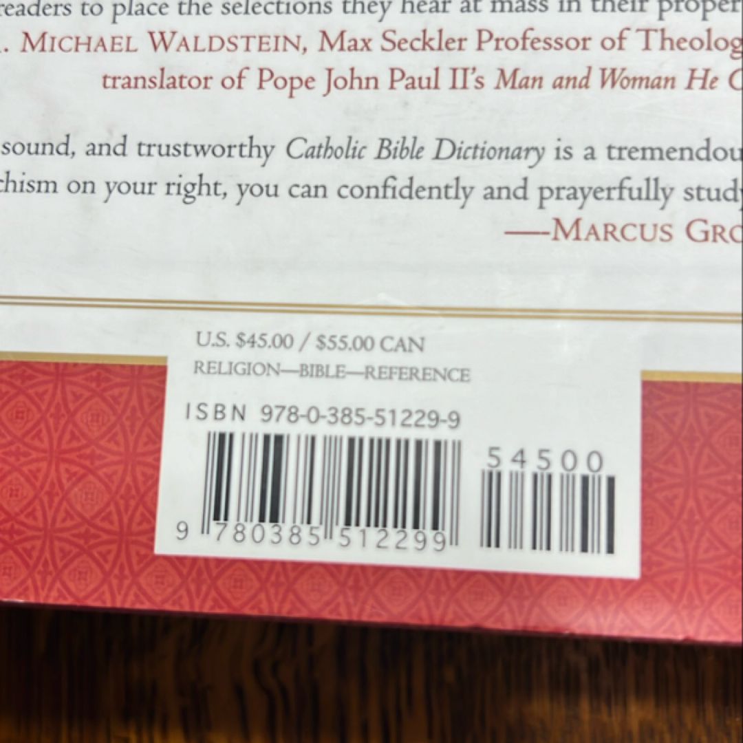 Catholic Bible Dictionary