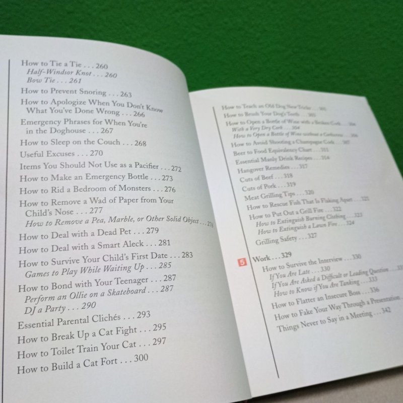 The Worst-Case Scenario Survival Handbook: Man Skills