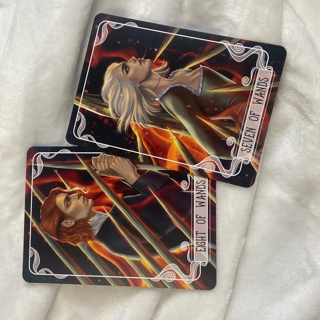 Fairyloot Exclusive Tarot Cards - Reid Diggory & Lou Le Blanc (Serpent & Dove by Shelby Mahurin)