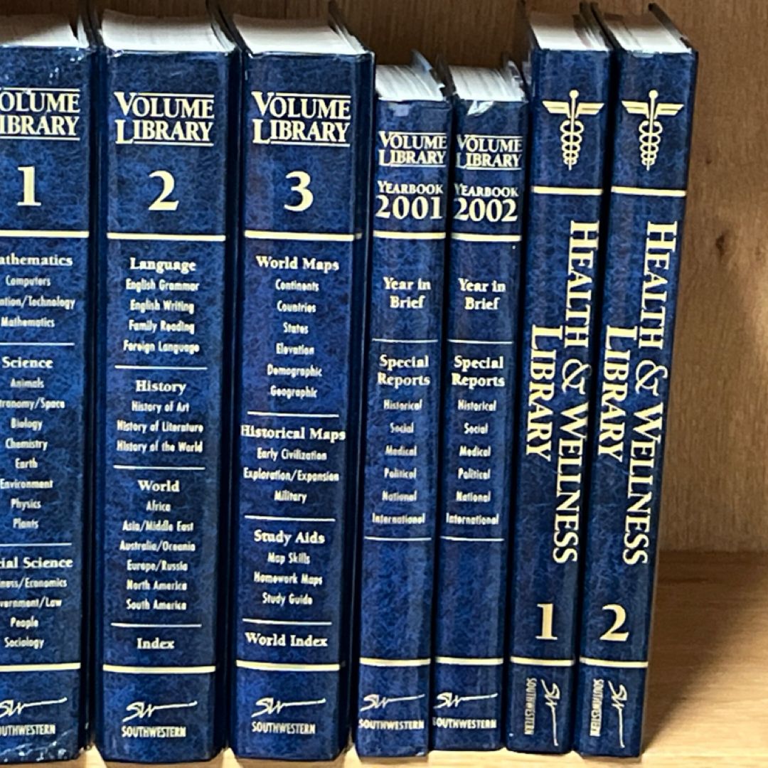 Volume Library Vol. 1 -3 plus Year Books 01/02 and