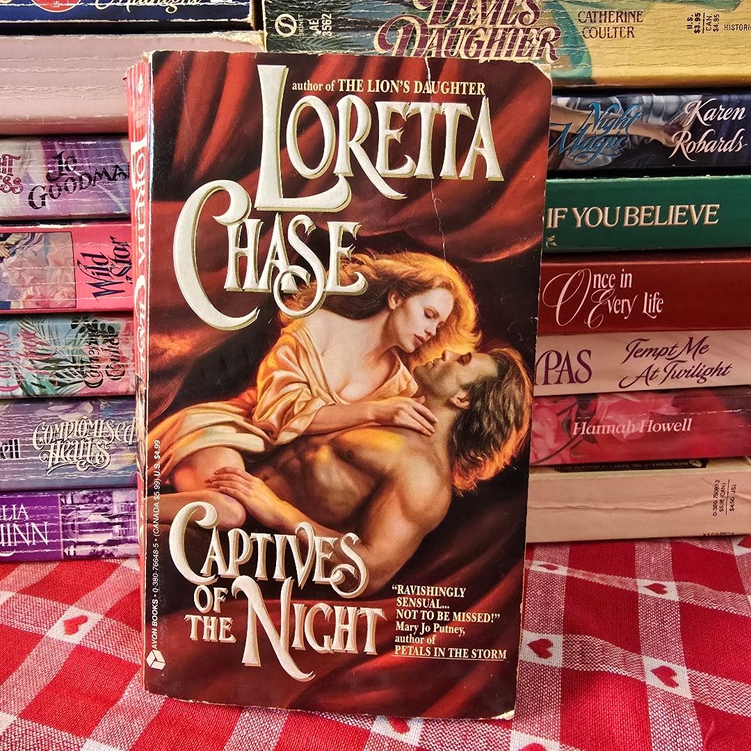 Captives of the Night - 1st Edition 1st Printing- CLINCH COVER - Avon Historical Romance