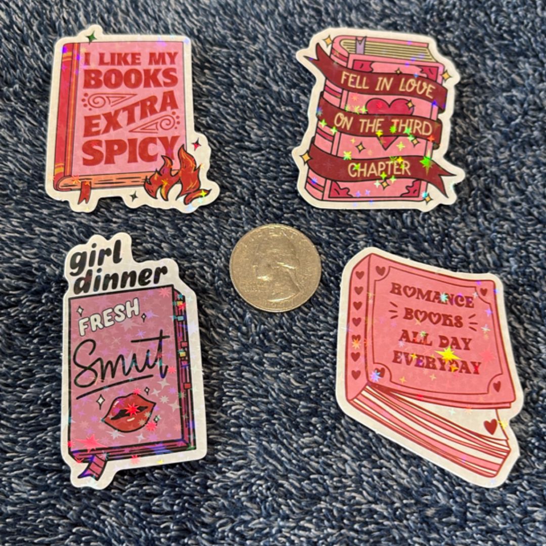 ‘Cover’ Bookish Stickers