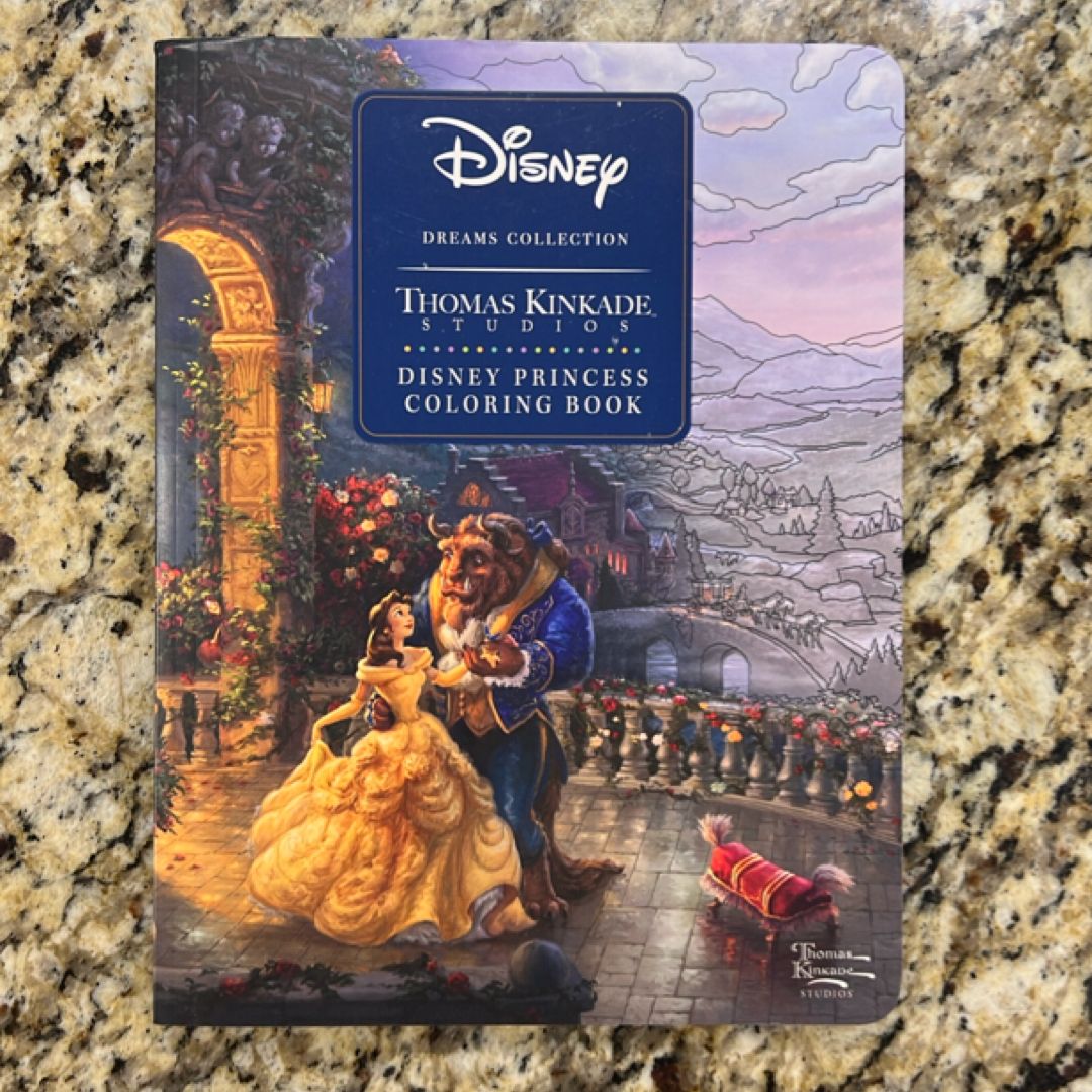 Disney Dreams Collection Thomas Kinkade Studios Disney Princess Coloring Book