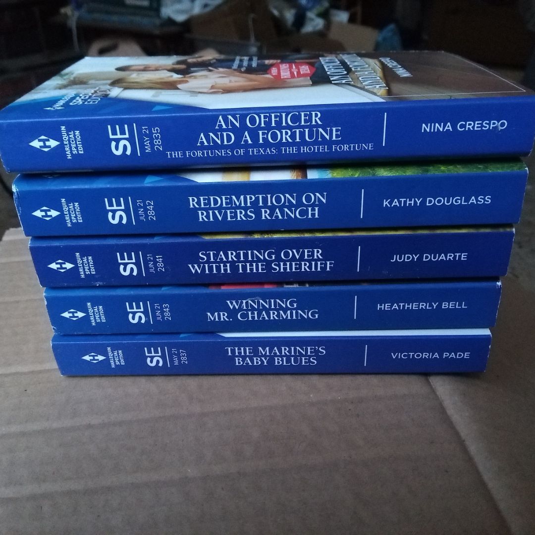 Lot of 5 harlequin special edition romances