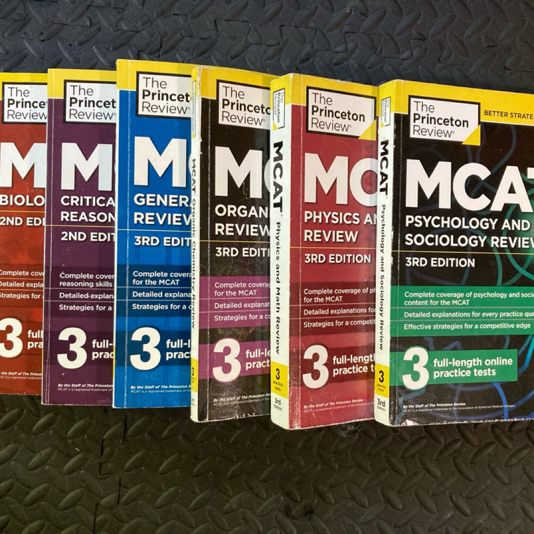 The Princeton Review MCAT Subject Review Complete Box Set, 3rd Edition
