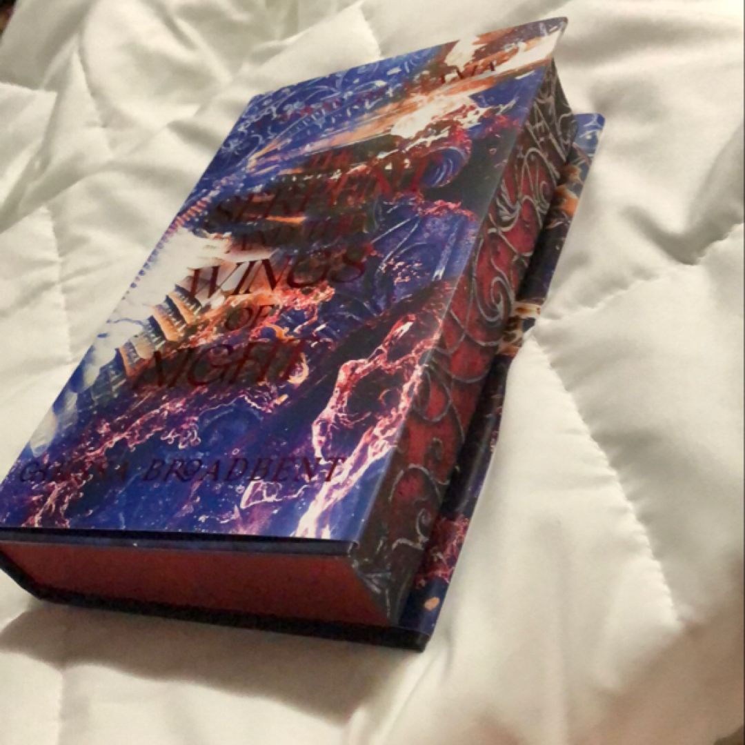 The Serpent and the Wings of Night NEW Iridescent Fairytale Box Sprayed Edges