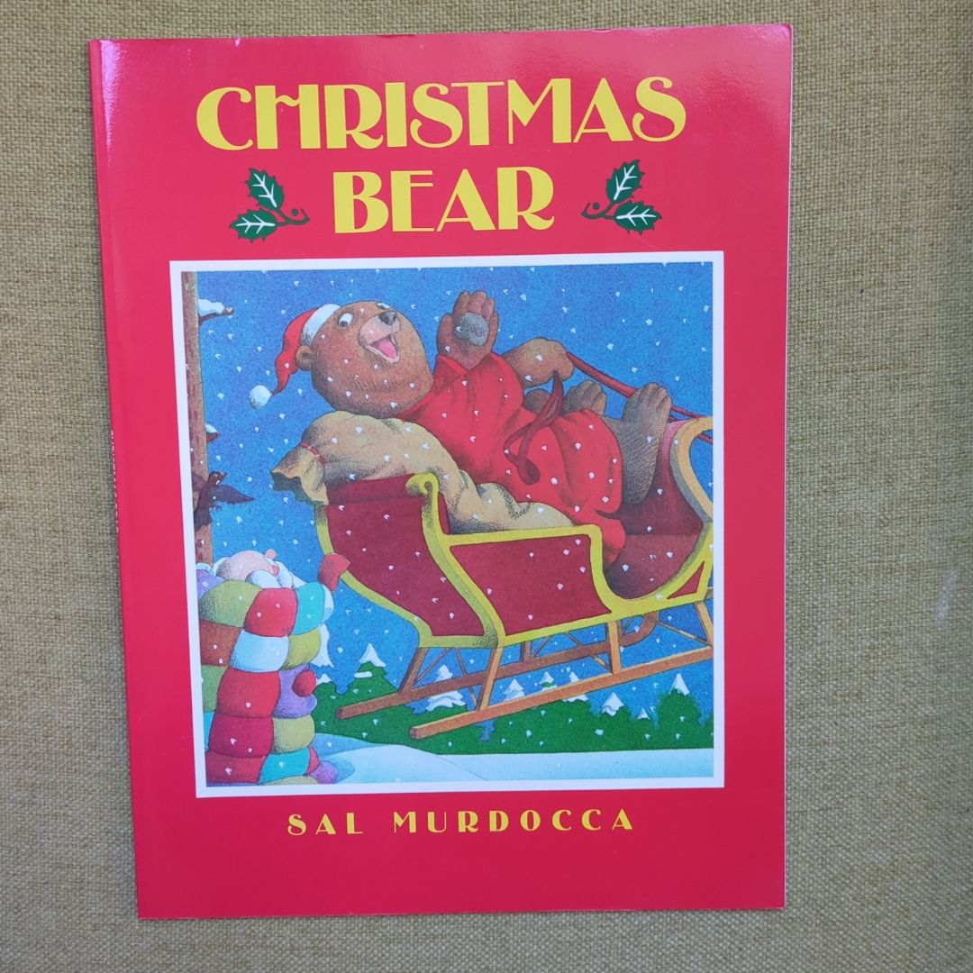 Vintage 1989 Christmas Bear Christmas Picture Book