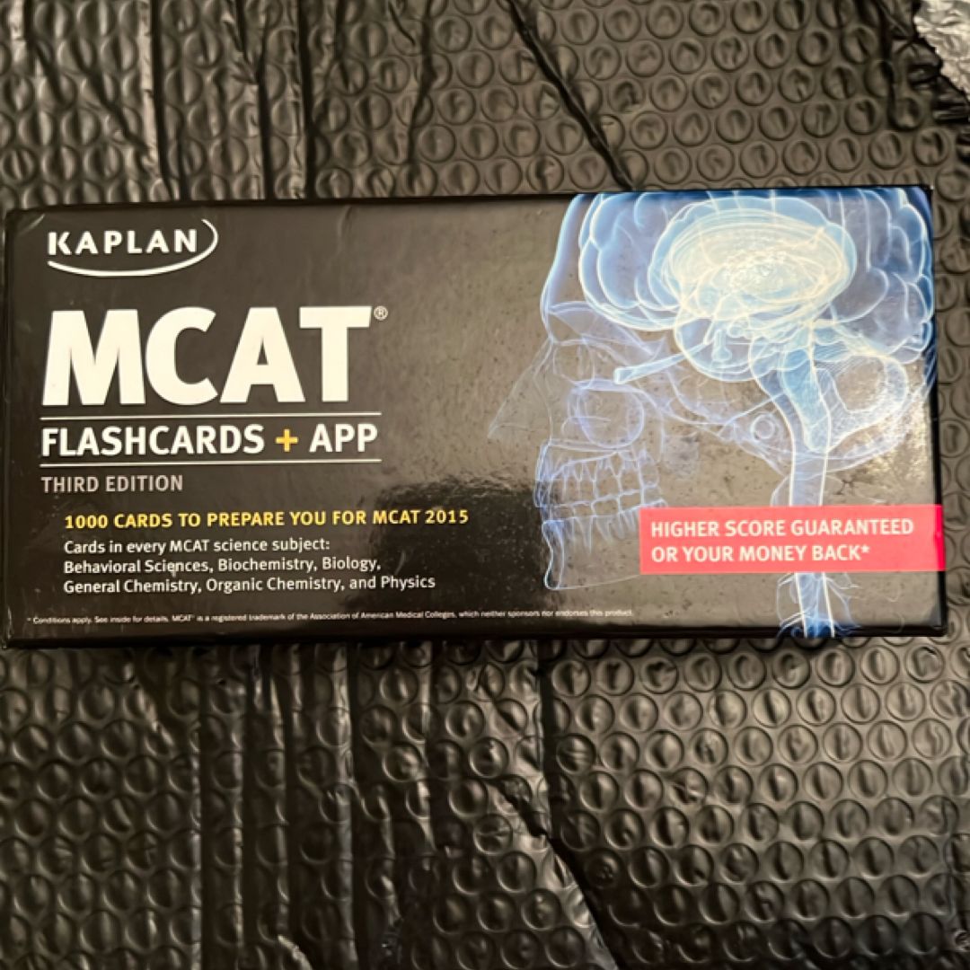 Kaplan MCAT Flashcards + App