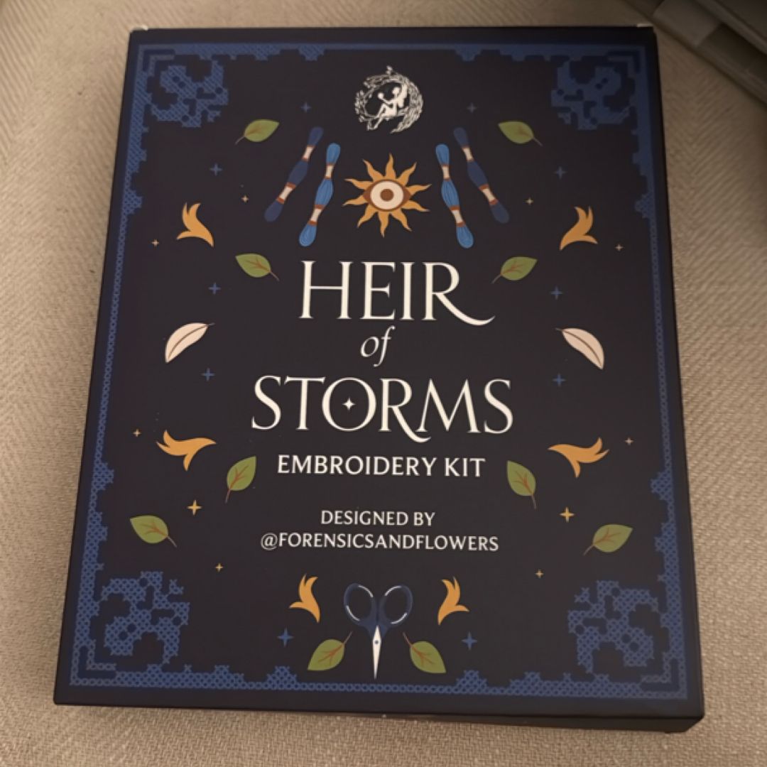 Heir of storms embroidery kit